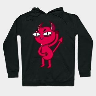 dancing red devil Hoodie